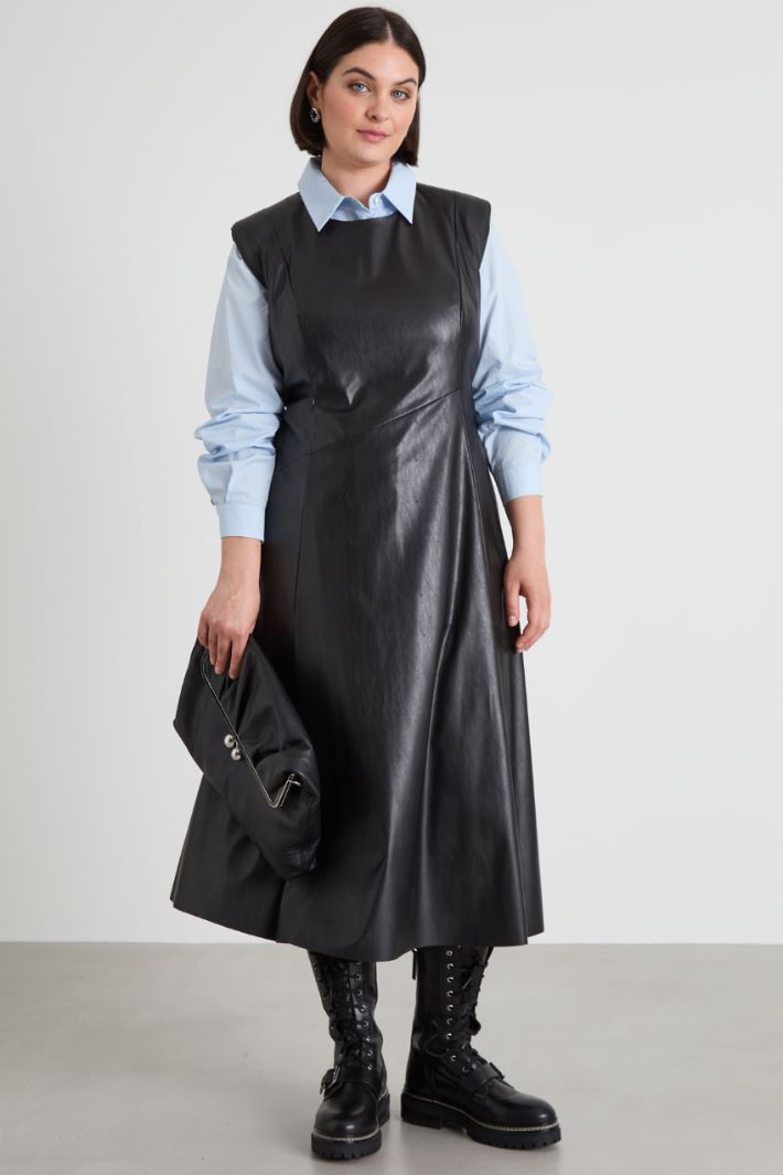 Faux leather dress Intrend - 2