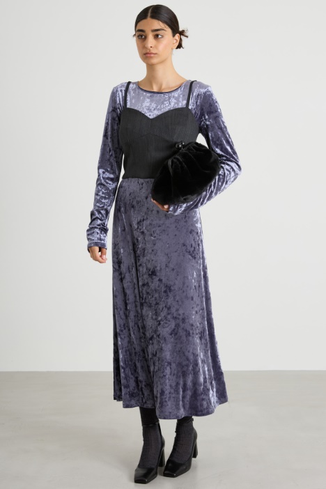 Velvet dress Intrend