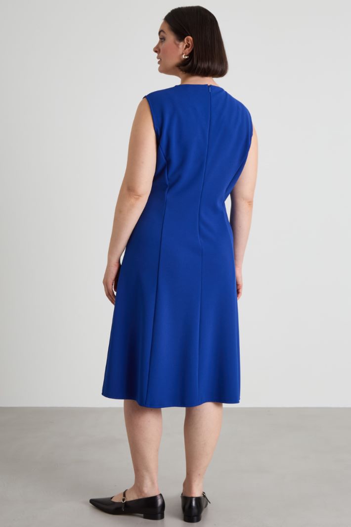 Sleeveless dress in crepe jersey Intrend - 3