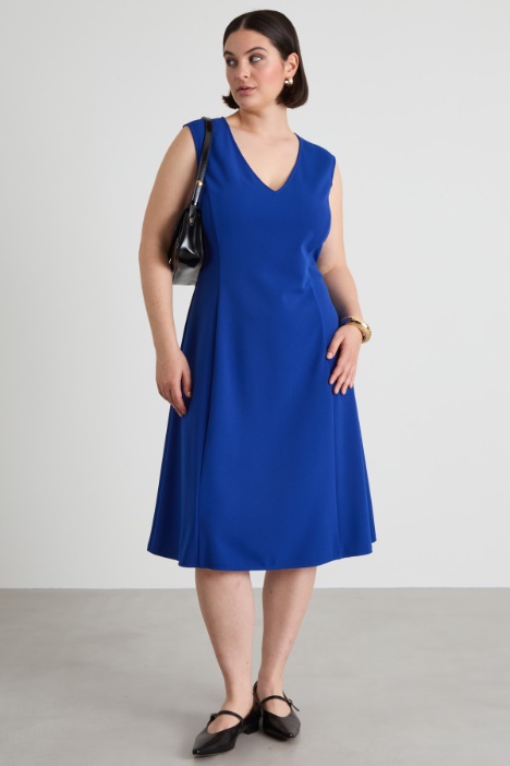 Sleeveless dress in crepe jersey Intrend