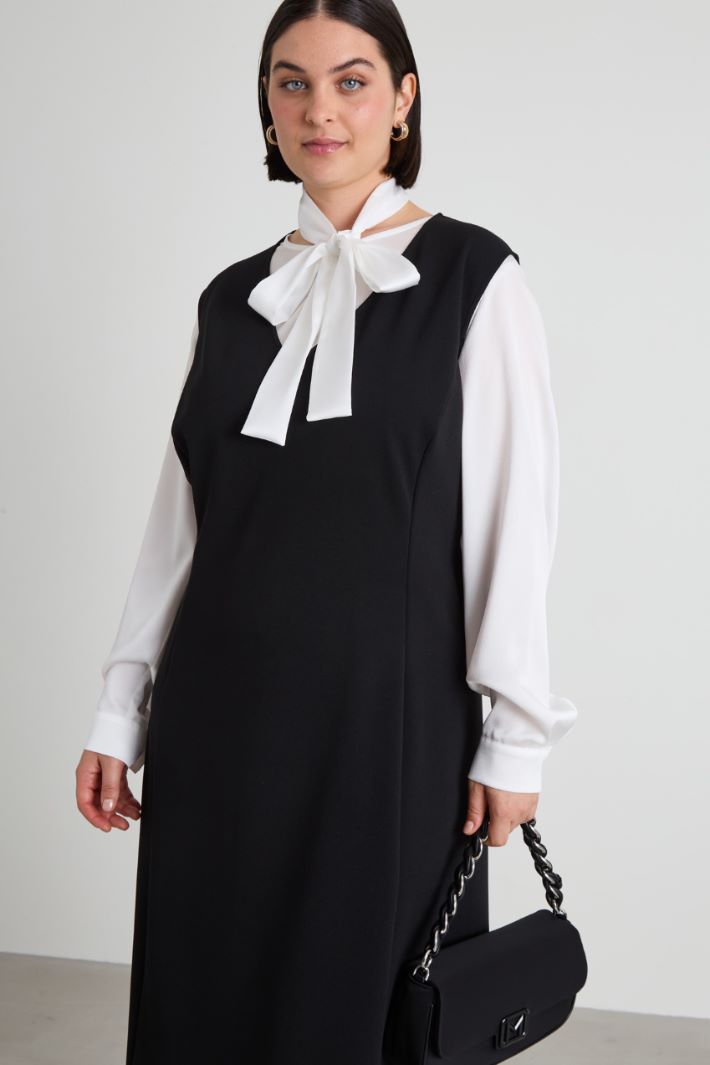 Sleeveless dress in crepe jersey Intrend - 2