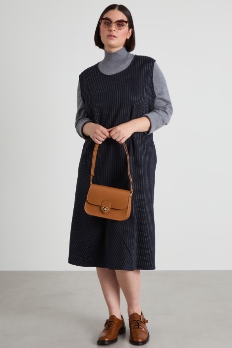 Pinstriped jersey dress Intrend