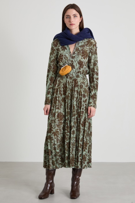Long dress in jersey crepe Intrend