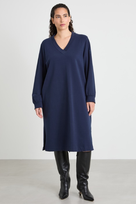 Abito in jersey di cotone stretch