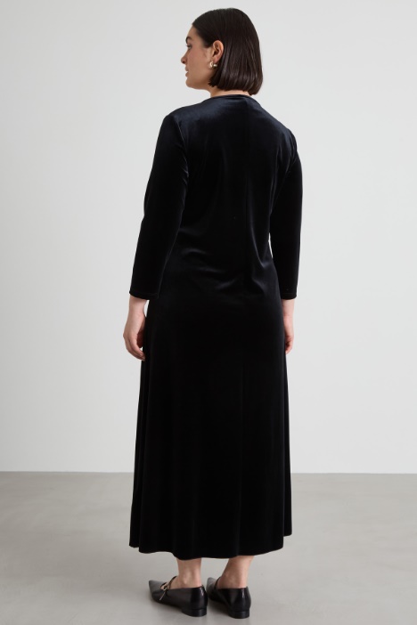 Abito in ciniglia stretch