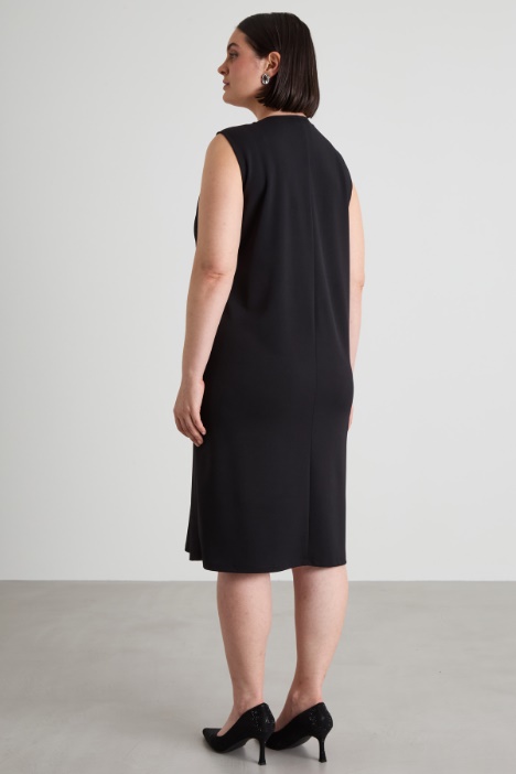 Vestido de punto crepé