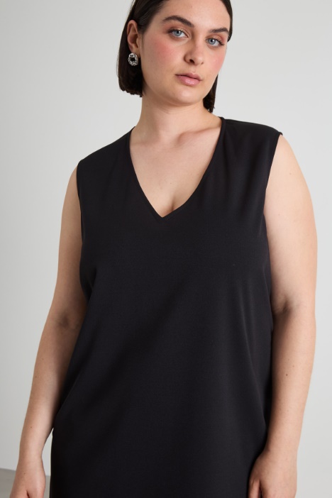 Vestido de punto crepé