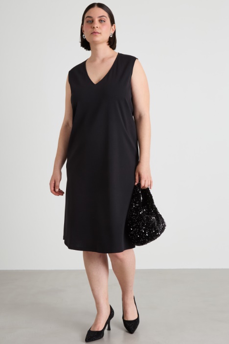 Crepe jersey dress Intrend