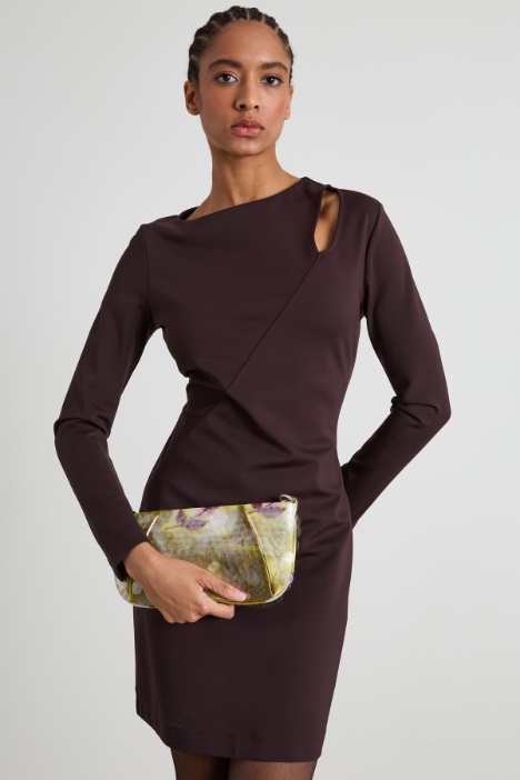 Abito in jersey con cut-out