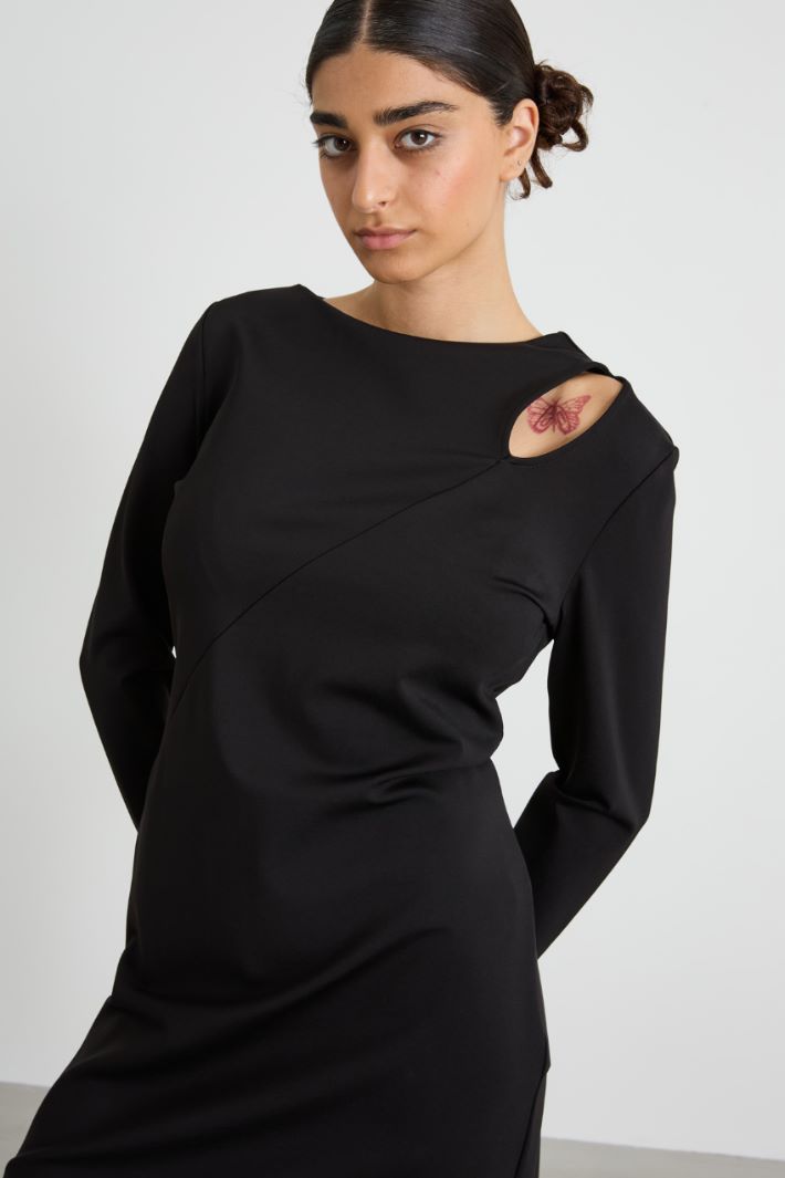 Abito in jersey con cut-out Intrend - 4