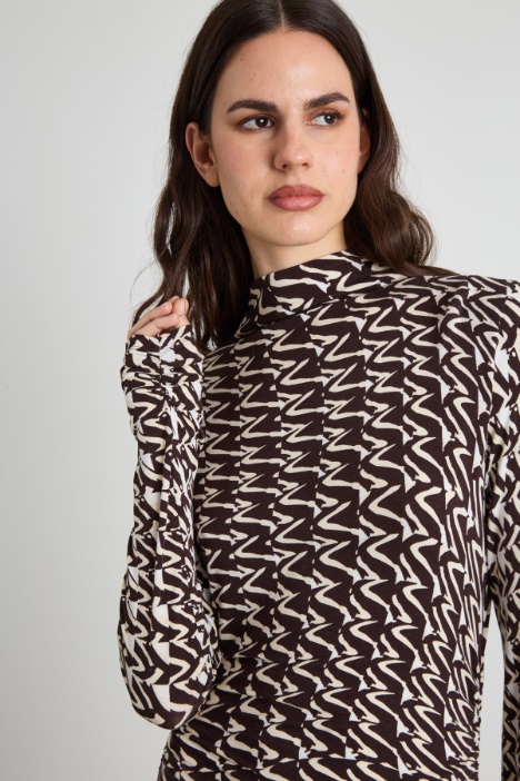 Abito lungo in jersey