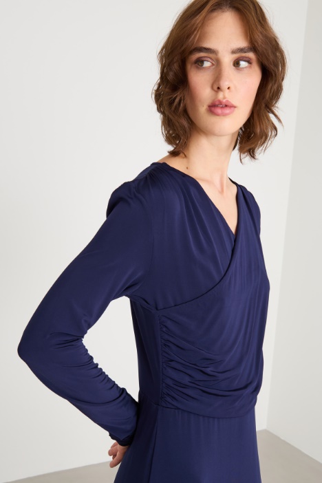 Abito midi in jersey leggero