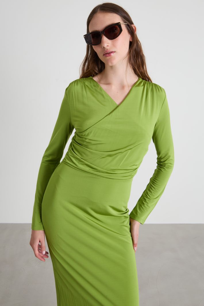 Light jersey midi dress Intrend - 2