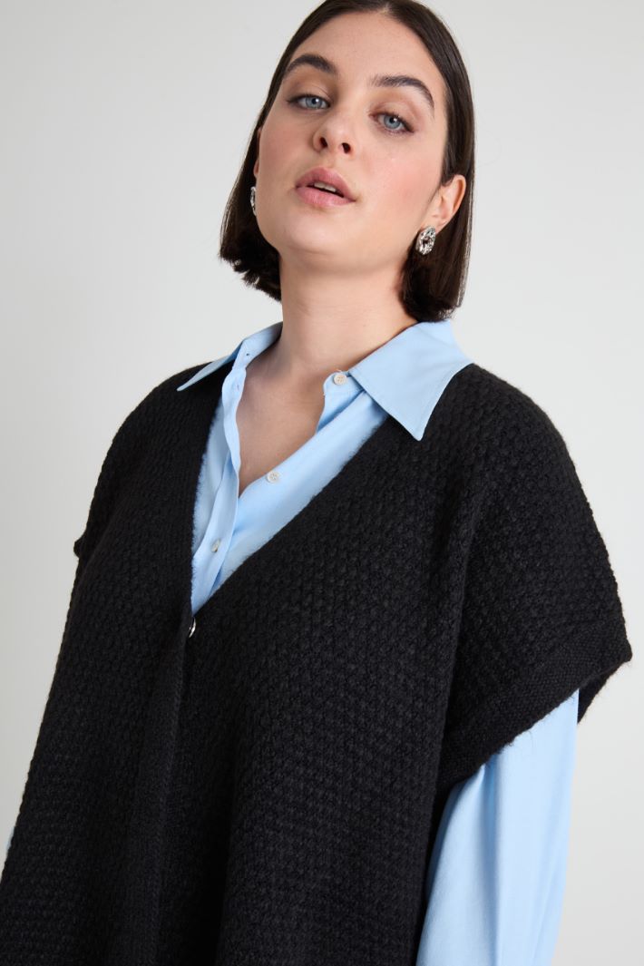 Sleeveless cardigan Intrend - 4