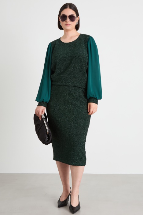 Lurex jersey skirt Intrend