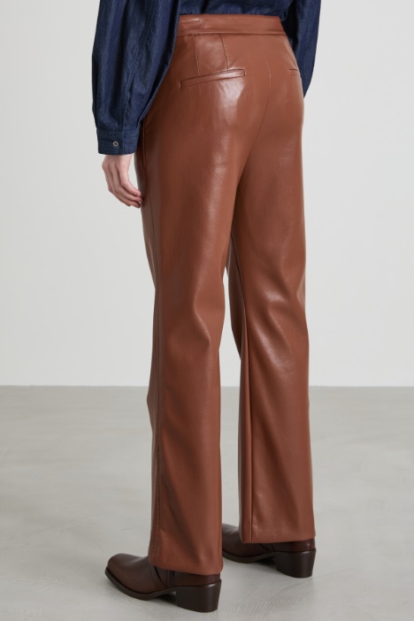 Pantaloni in jersey spalmato