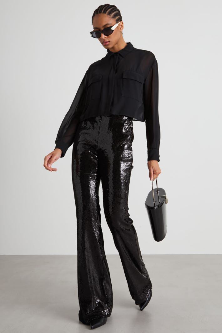 Pantaloni di paillettes