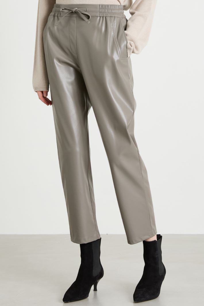 Faux leather joggers Intrend - 2