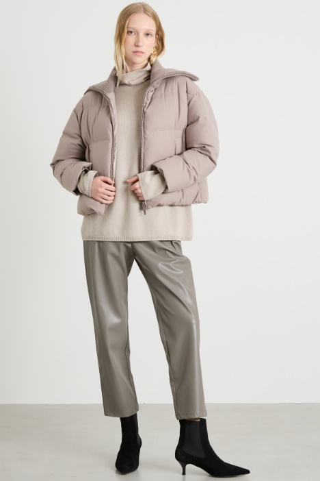 Faux leather joggers Intrend