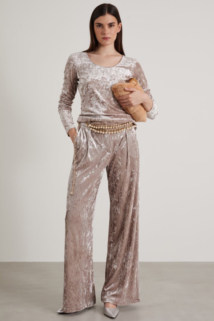 Pantaloni in velluto Intrend