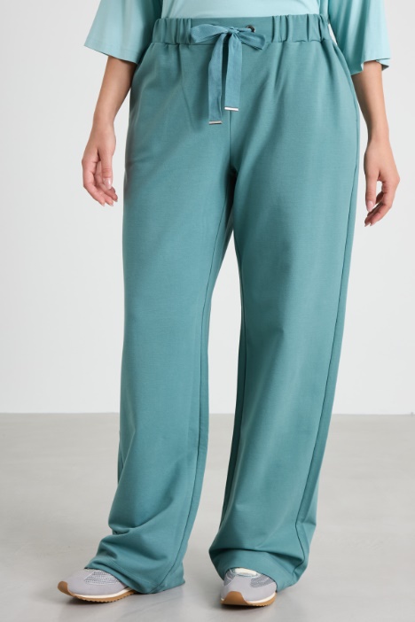 Pantaloni jogger in jersey