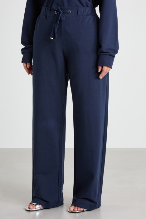 Pantaloni jogger in jersey