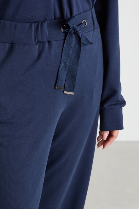 Pantaloni jogger in jersey