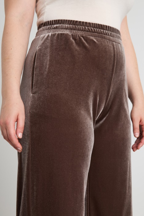 Pantaloni in ciniglia stretch