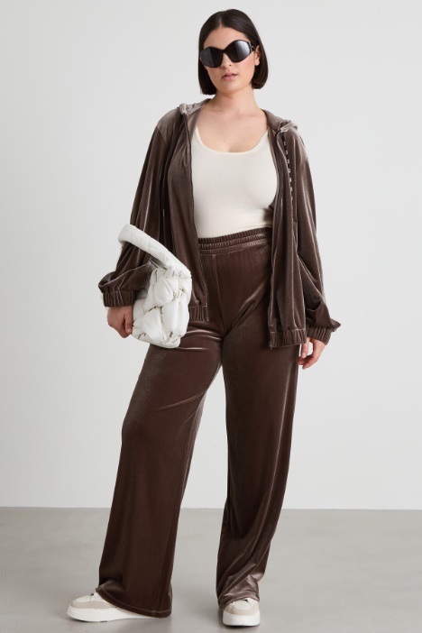 Pantaloni in ciniglia stretch Intrend