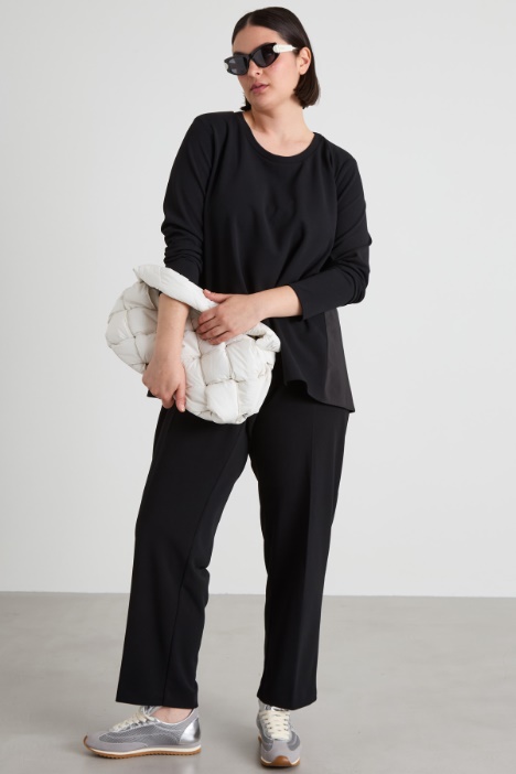 Pantaloni in jersey crépe Intrend