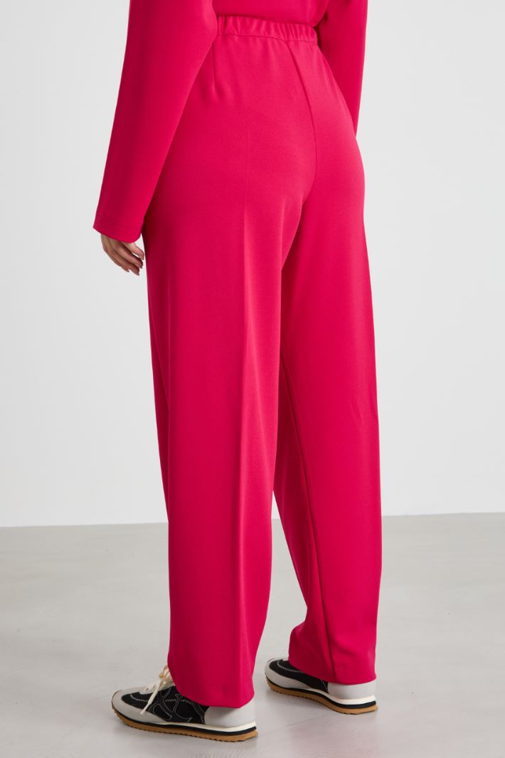 Crepe jersey trousers Intrend - 3