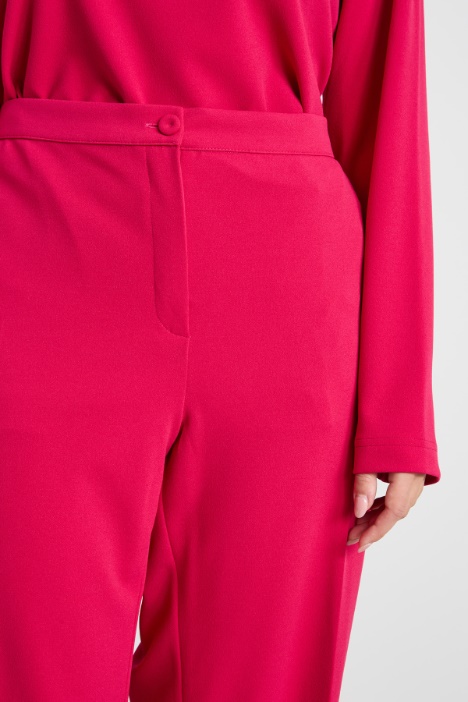 Pantalones de jersey de crepé