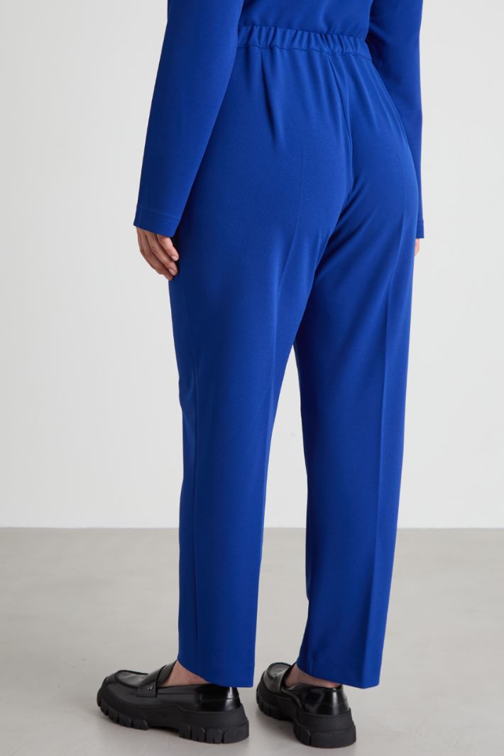 Crepe jersey trousers Intrend - 3