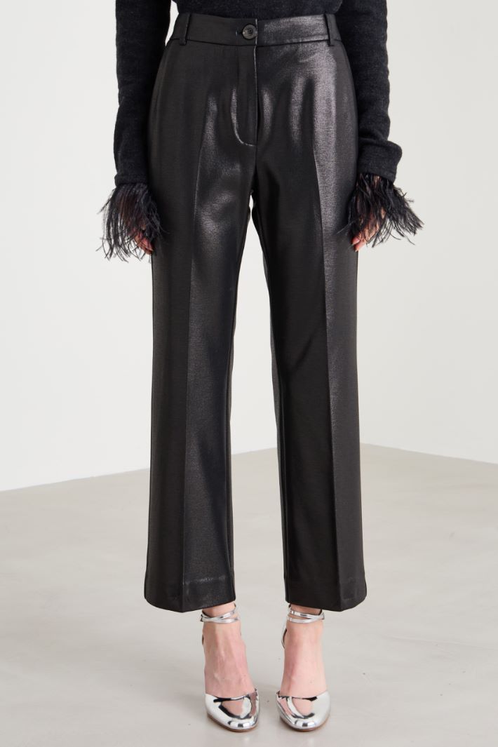 Laminated jersey trousers Intrend - 2
