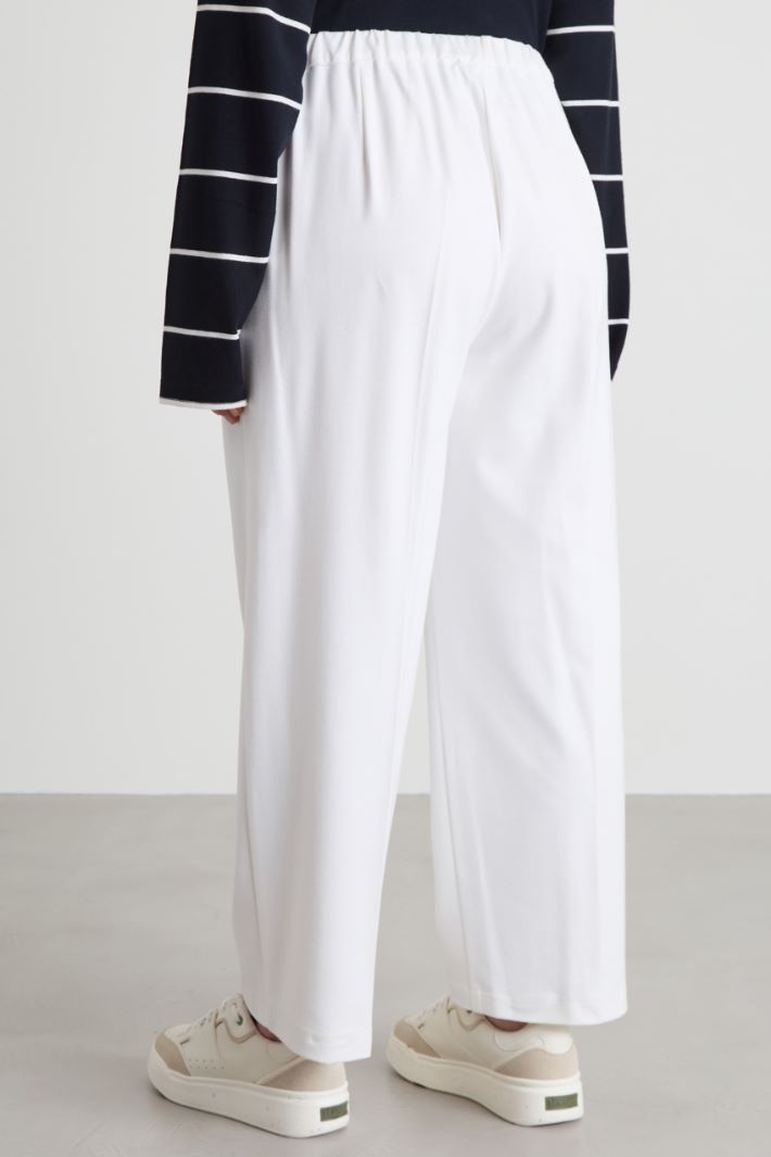 Straight jersey trousers Intrend - 3