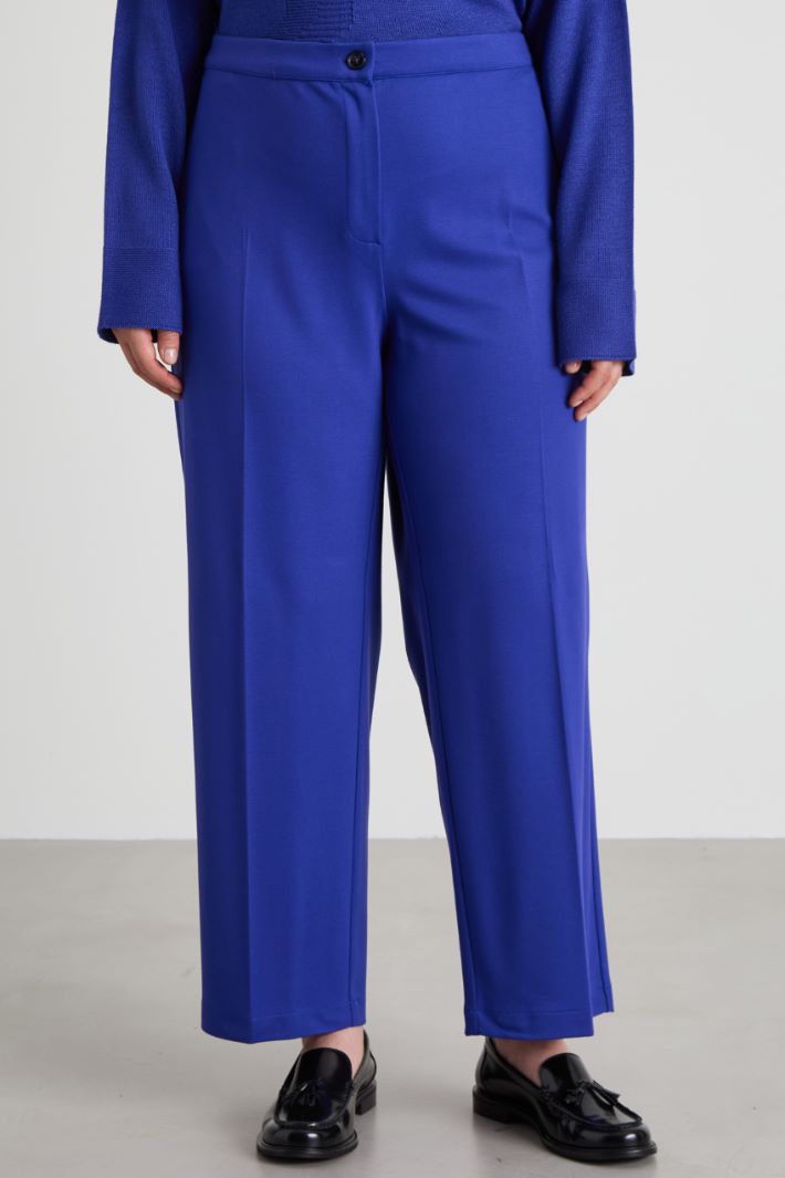 Straight jersey trousers Intrend - 2