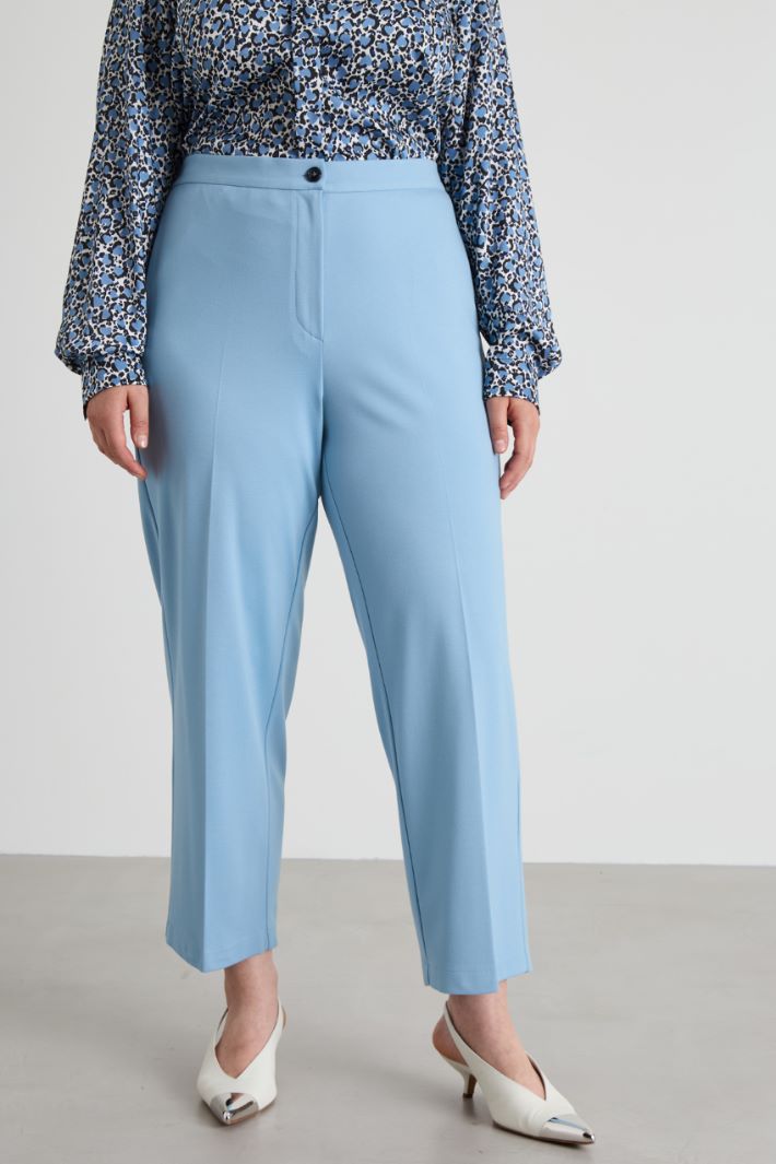 Straight jersey trousers Intrend - 2