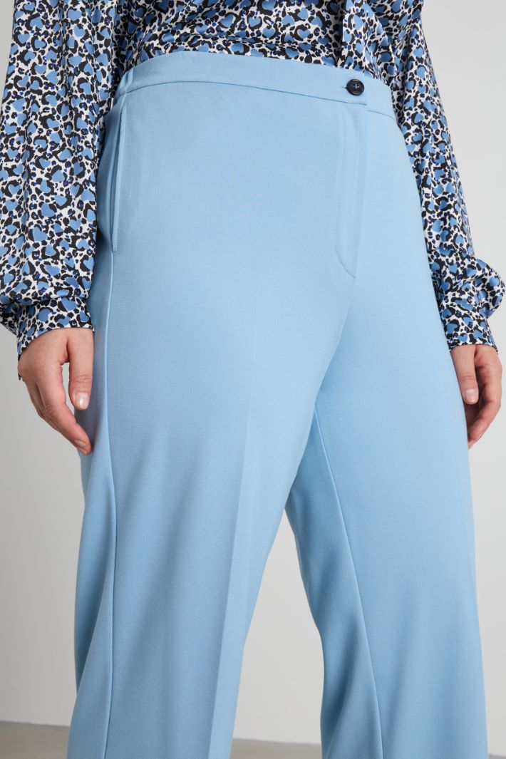 Straight jersey trousers Intrend - 4
