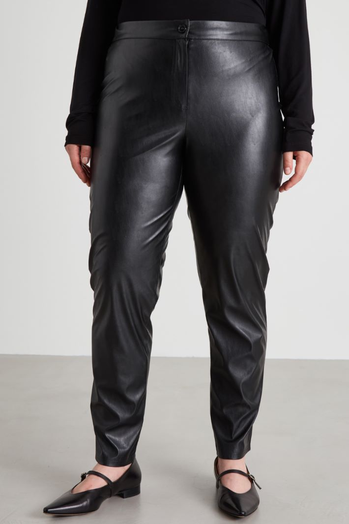 Faux leather trousers Intrend - 2