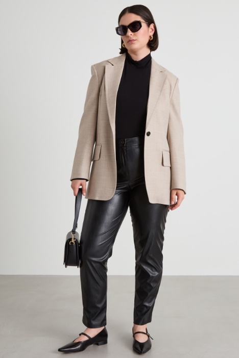 Faux leather trousers Intrend