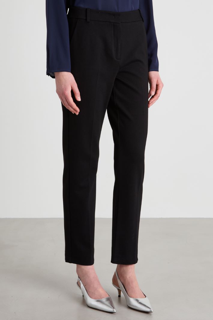 Pantaloni in misto viscosa Intrend - 2