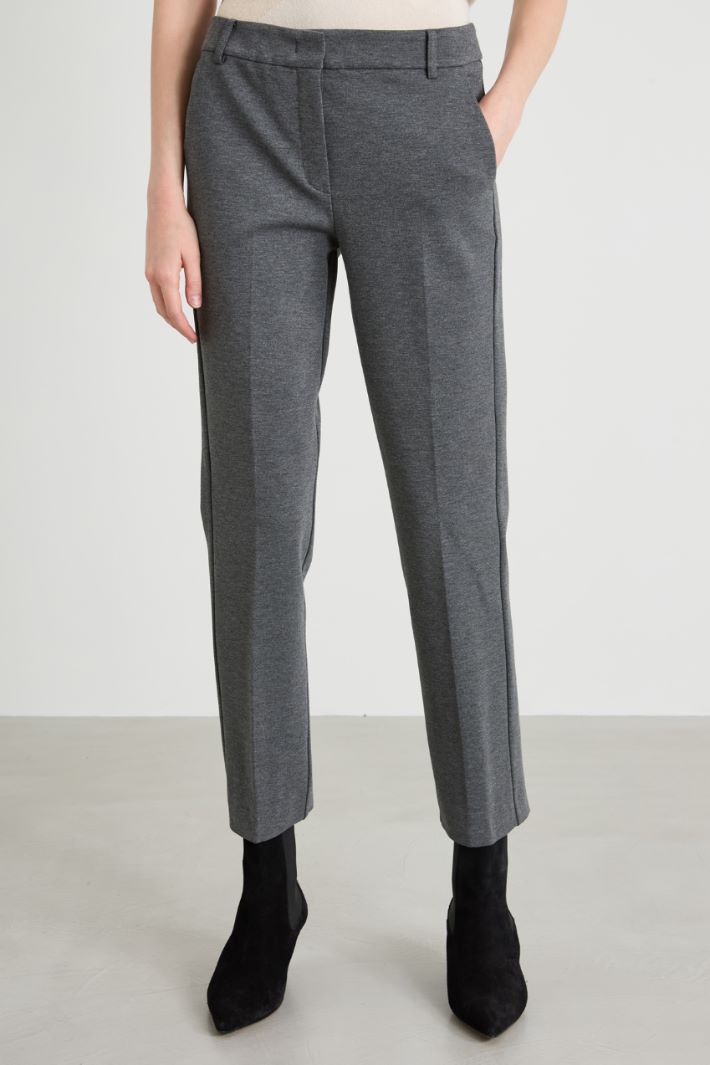 Pantaloni in misto viscosa Intrend - 3