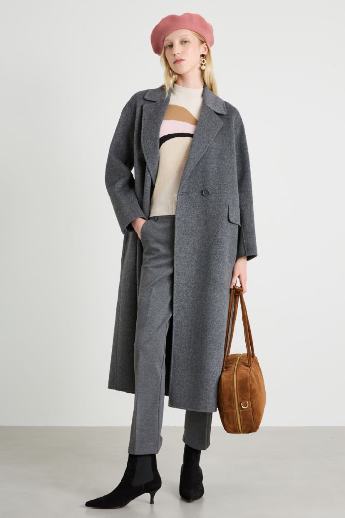 Pantaloni in misto viscosa Intrend