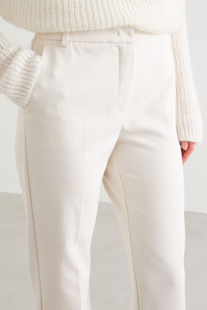 Pantaloni in misto viscosa Intrend - 4