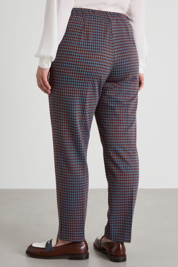 Jacquard jersey trousers Intrend - 3