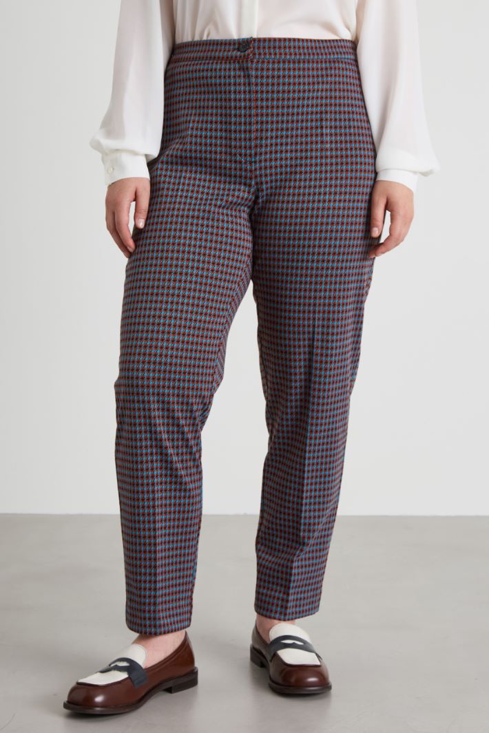 Jacquard jersey trousers Intrend - 2