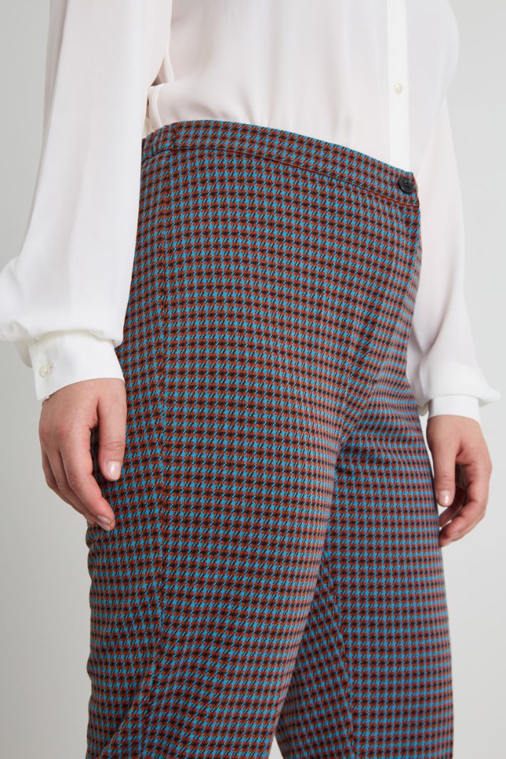 Jacquard jersey trousers Intrend - 4