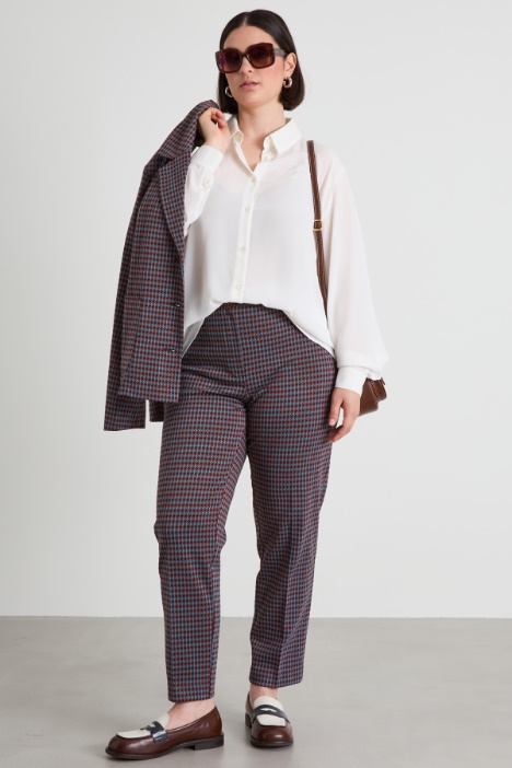 Jacquard jersey trousers Intrend