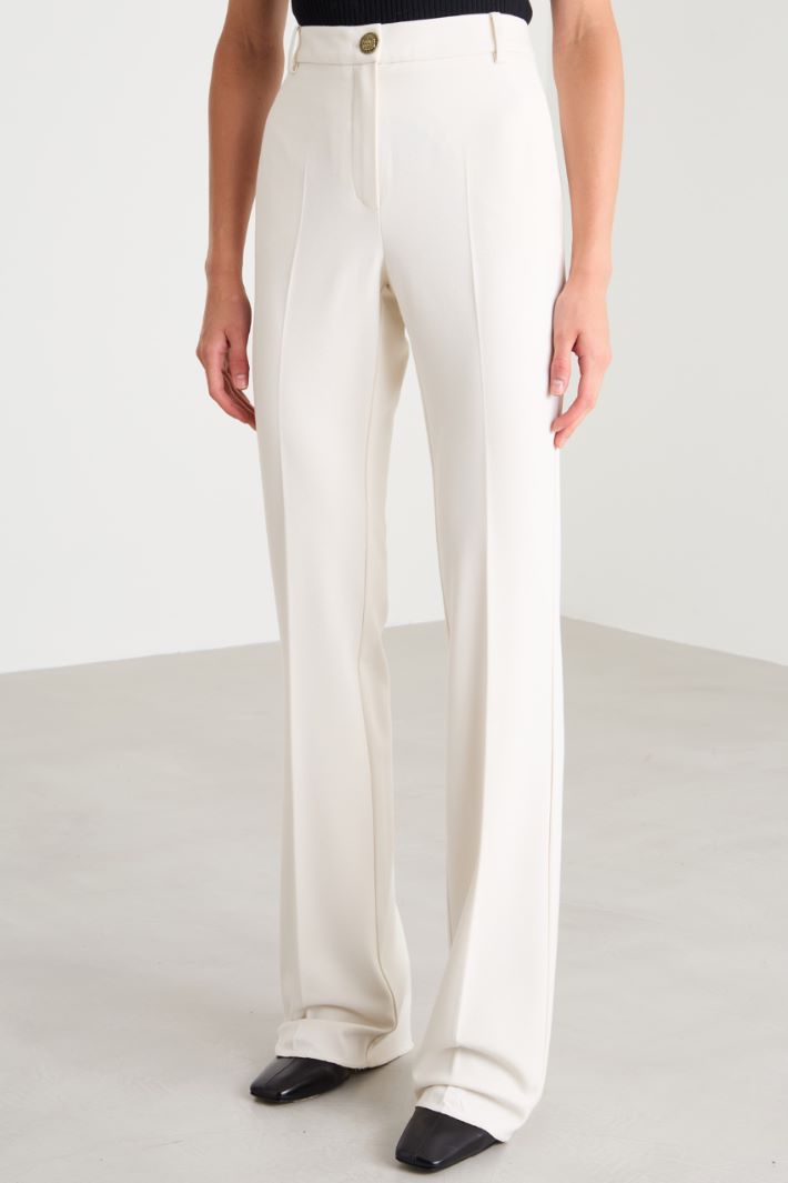 Pantaloni flare in jersey Intrend - 2
