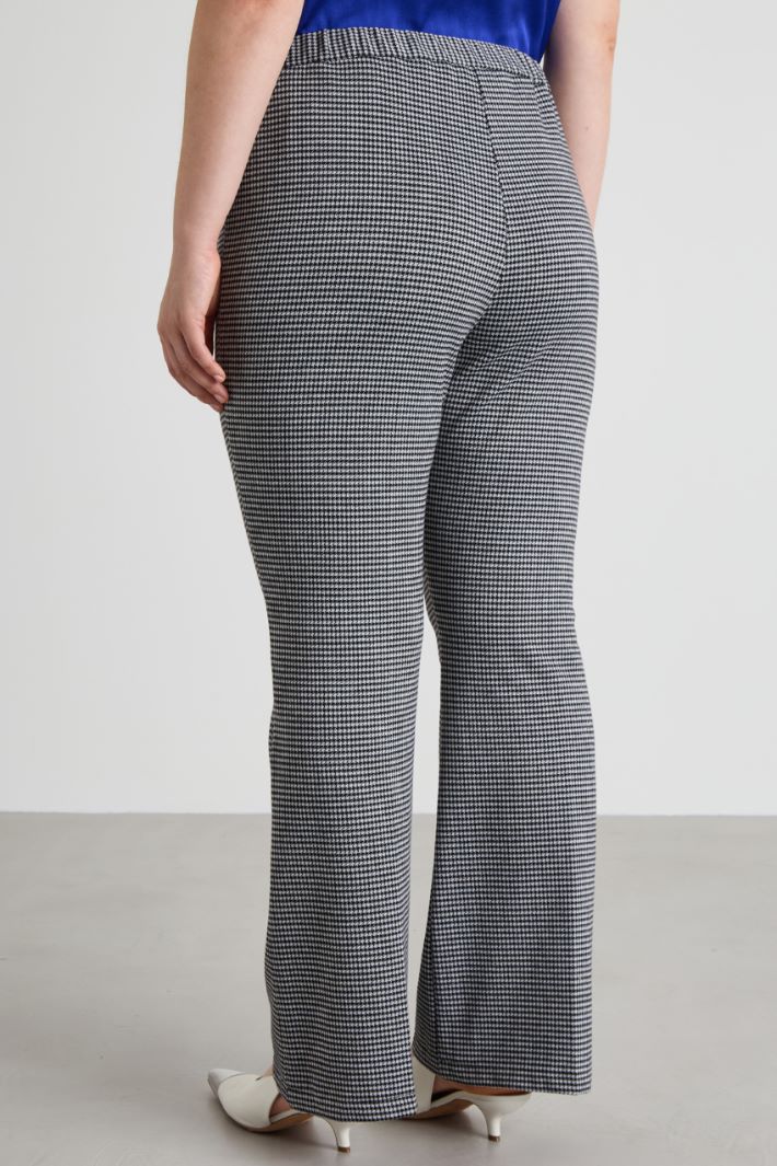 Jacquard jersey trousers Intrend - 3